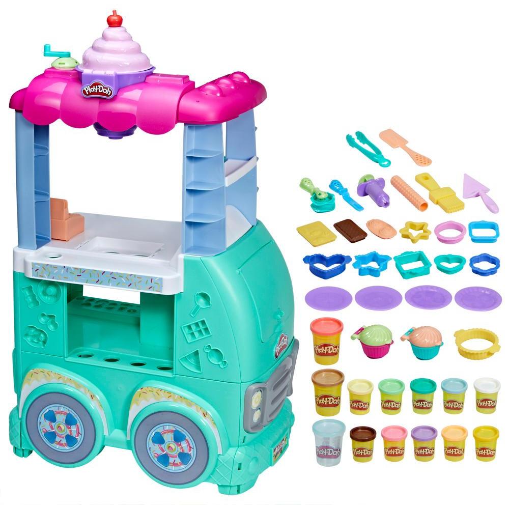 Play-Doh Kitchen Creations Sweet Snacks Food Truck Playset, Kids Toys ...