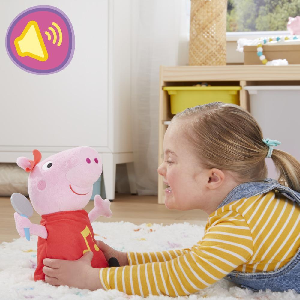 Peppa Pig Oink-Along Songs Peppa Singing Plush Doll with Sparkly