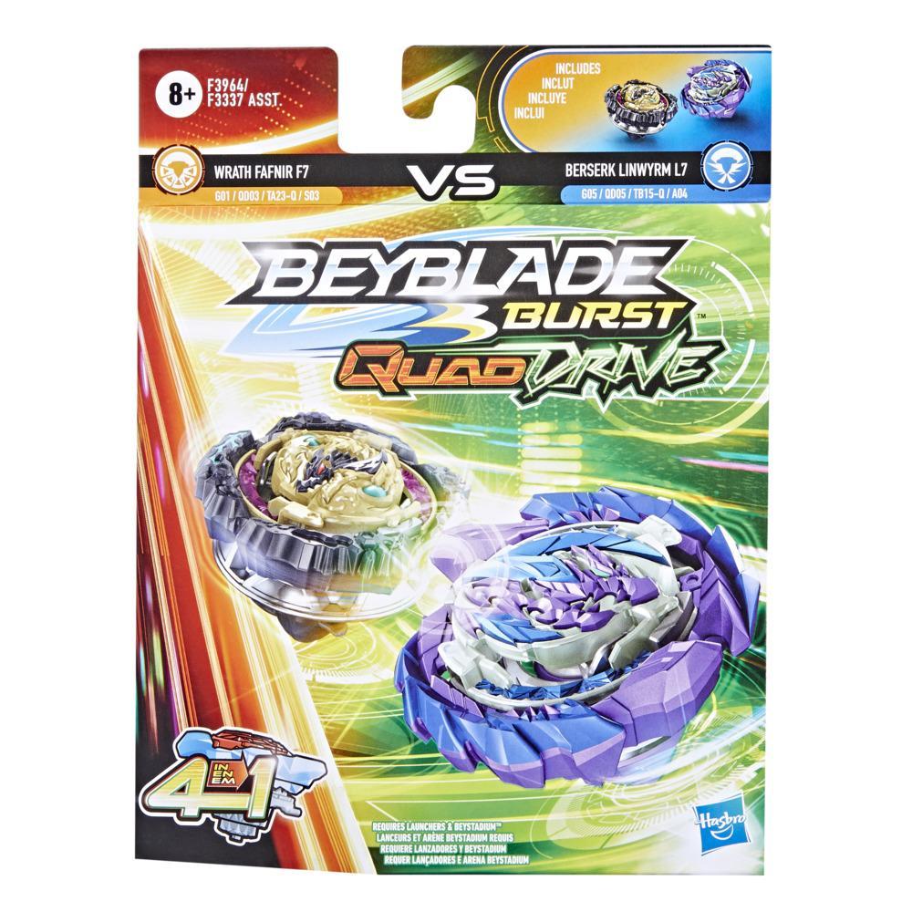 Beyblade Burst QuadDrive Sonic Warp 3-Pack with 3 Spinning Tops, Battling  Game Top Toys for Kids Ages 8 and Up