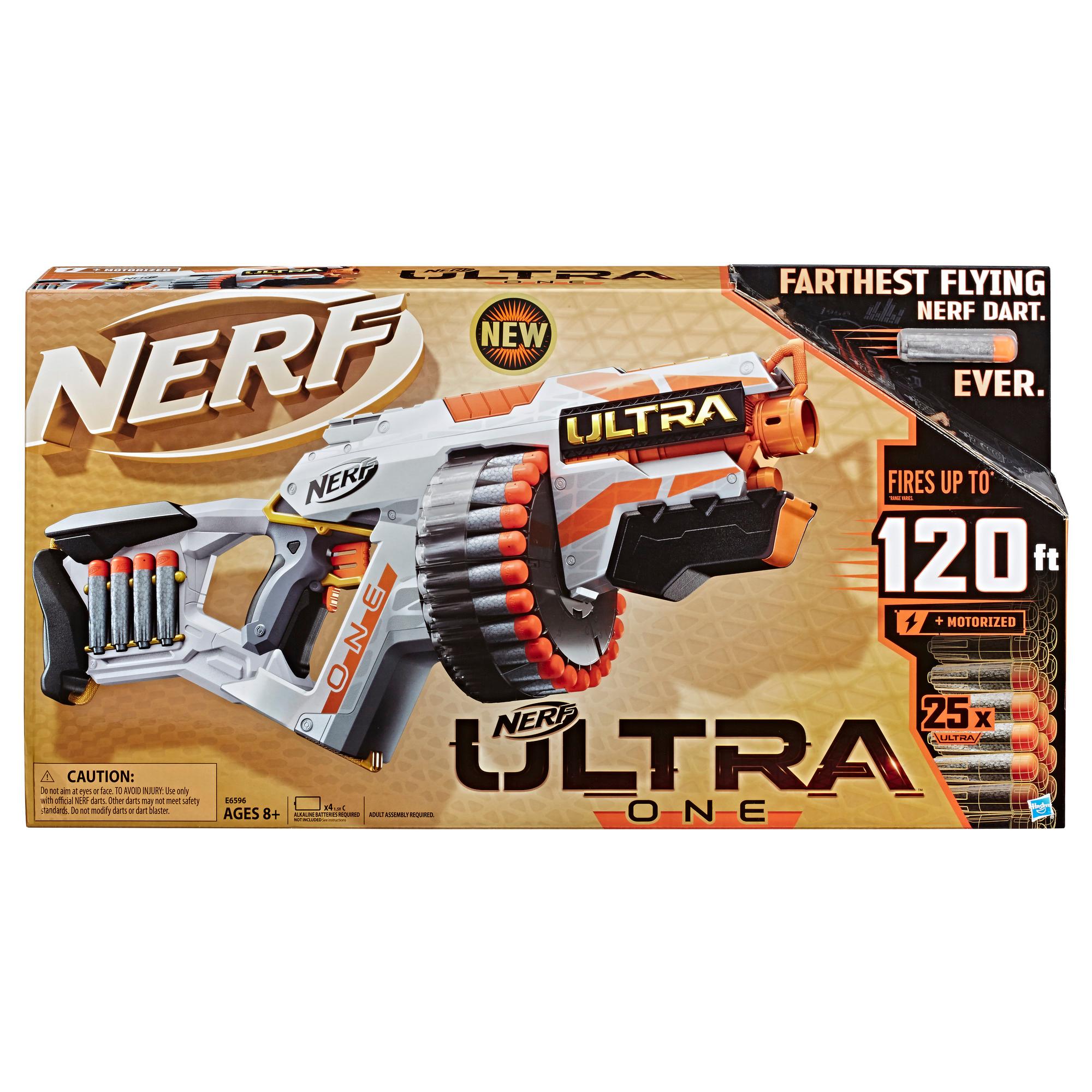 NERF Ultra One Motorized Blaster, 25-Dart Drum (  Exclusive) : Toys & Games