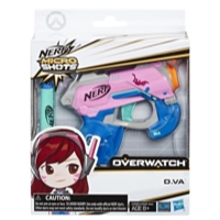 nerf® microshots™ overwatch® mini blaster & darts set