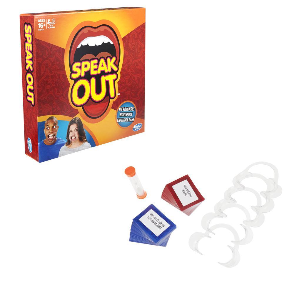 Hasbros Speak Out Game, boardgamegeek, party Game, hasbro, Toy