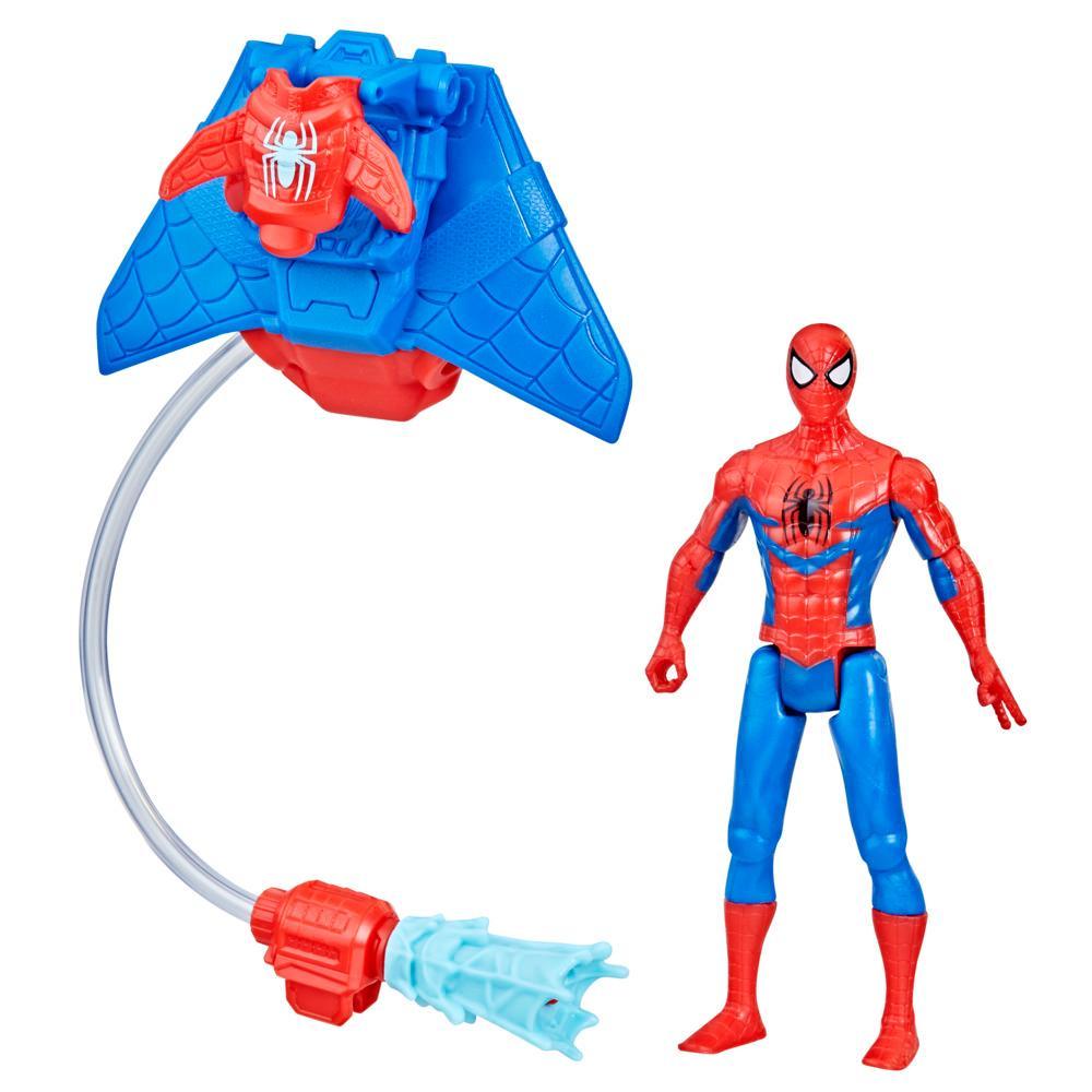 Marvel Spider-Man Aqua Web Warriors 4-Inch Spider-Man Toy with 