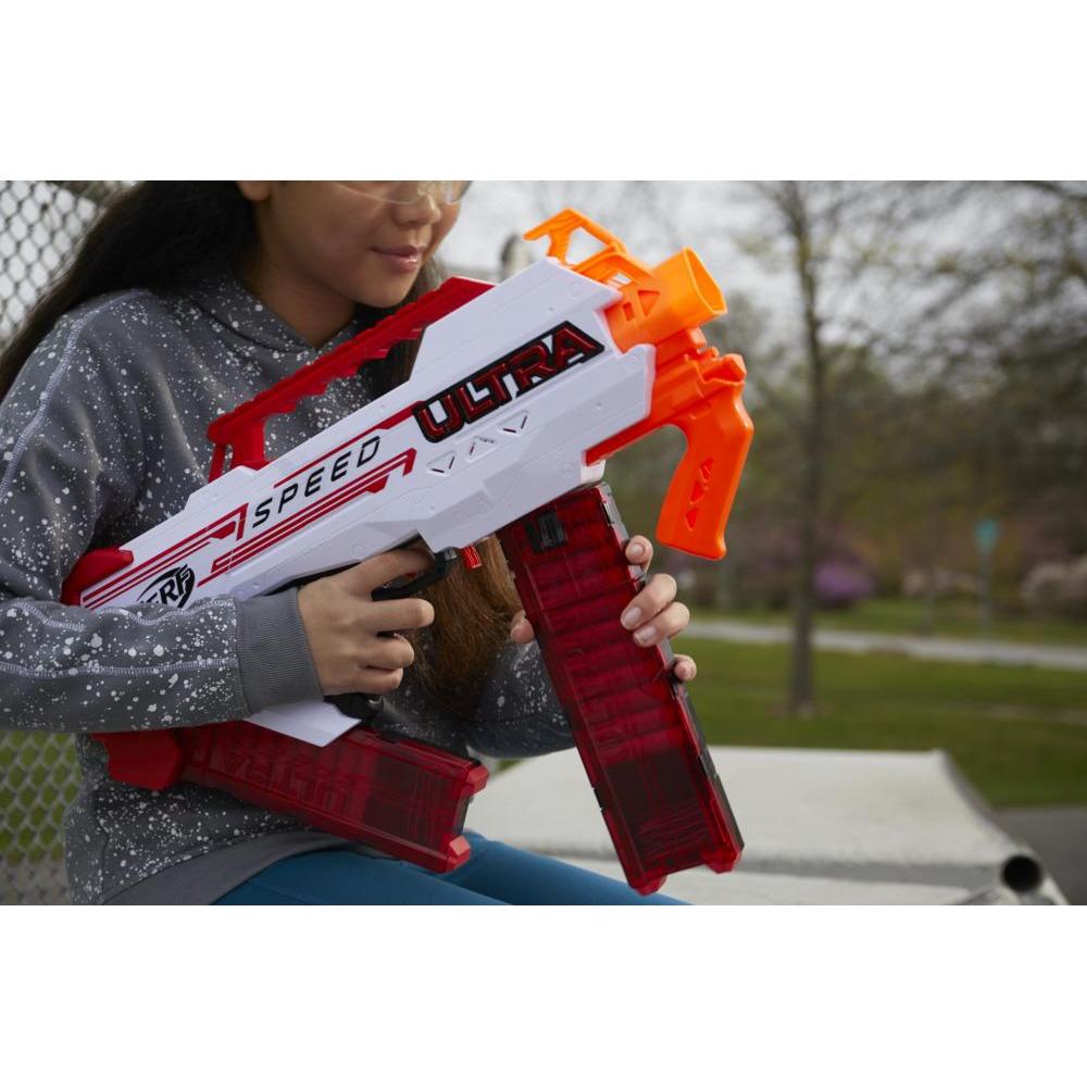 NERF F4929 Ultra Speed Motorized Dart Gun Blaster - Orange/Red