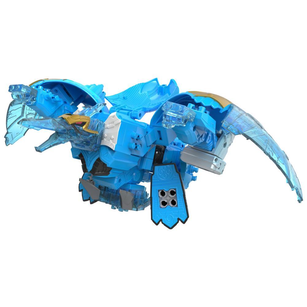 Power Dino Ptera Freeze Zord Kids 4 and Up Morphing Dino Robot, Zord Link Custom Build System - Power Rangers