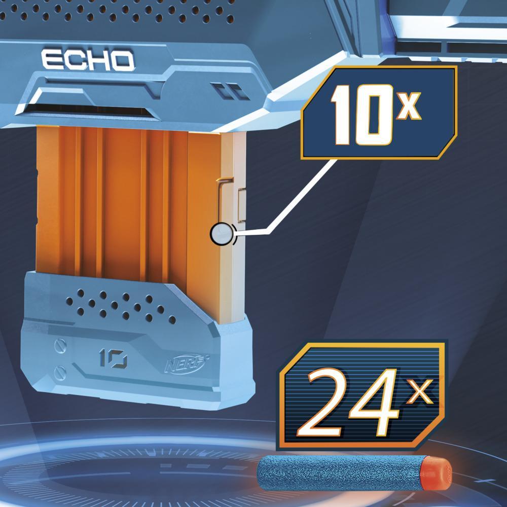 Pistolet Nerf Elite 2.0 Echo CS 10 - NERF - Bleu - Chargeur a clip - 24  fléchettes incluses 787246