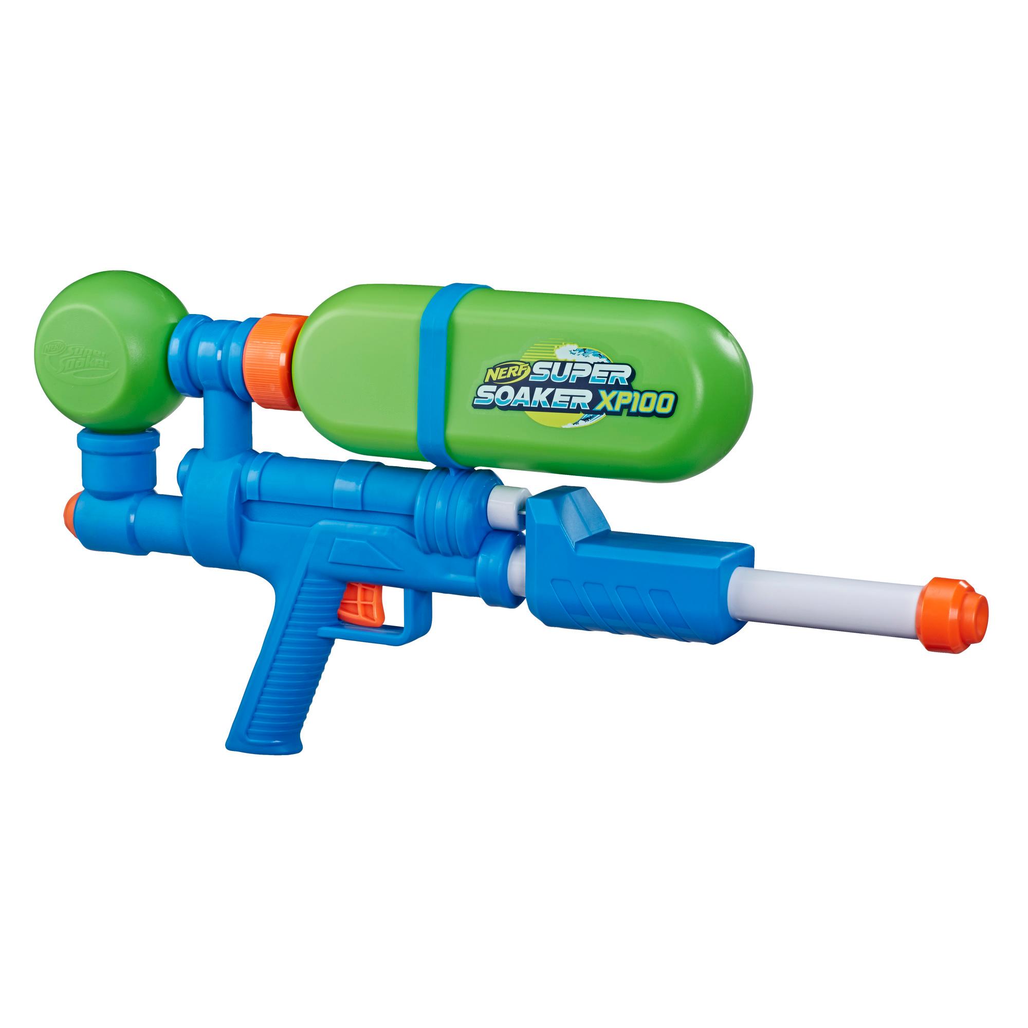 Nerf Super Soaker Xp100 Water Blaster Air Pressurized Continuous Blast Removable Tank For Kids Teens Adults Nerf