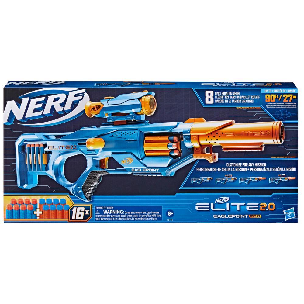 F0423 Nerf Elite 2.0 Eaglepoint RD-8 Blaster - Toys - Toys At Foys