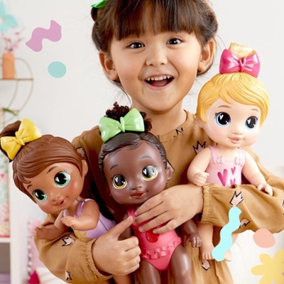 Baby Alive Princess Ellie Grows Up! Doll, 18-Inch Growing Talking Baby Doll  Toy for Kids Ages 3 and Up, Brown Hair - Baby Alive