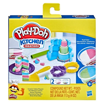 Play-Doh Mini Classics Playset, 2 Compound Cans, Multi-Colour