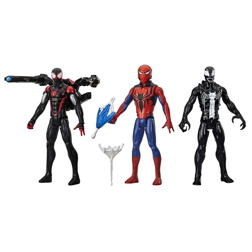 Marvel Titan Hero Series Blast Gear 3-Figure Pack with Characters from the  Spider-Man Universe, ages 4 and up - Marvel