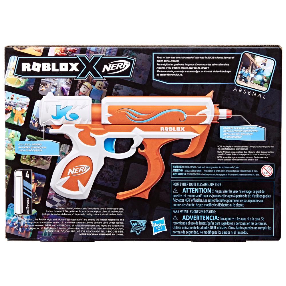 What are the Roblox Arsenal Nerf gun virtual item rewards? - Pro