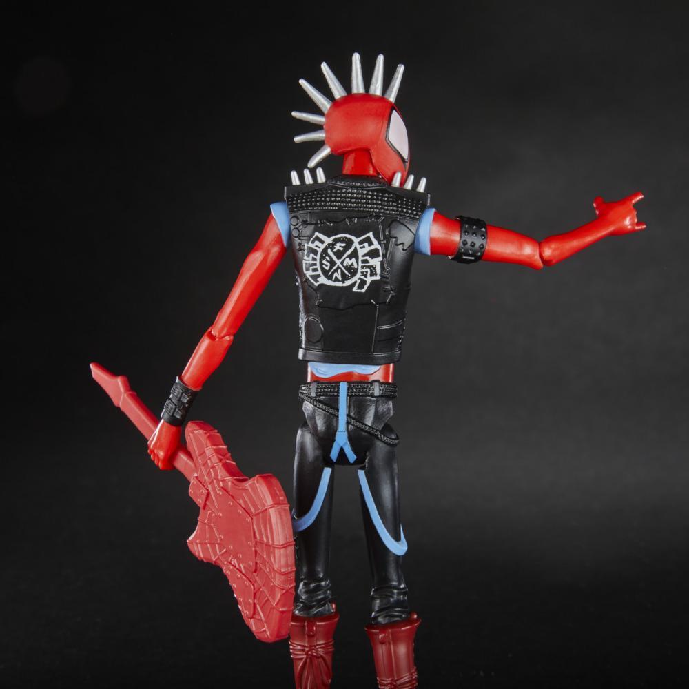 Marvel Spider-Man: Across the Spider-Verse Spider-Punk Toy, 6-Inch-Scale Action  Figure with Accessory, Toy for Kids Ages 4 and Up - Marvel