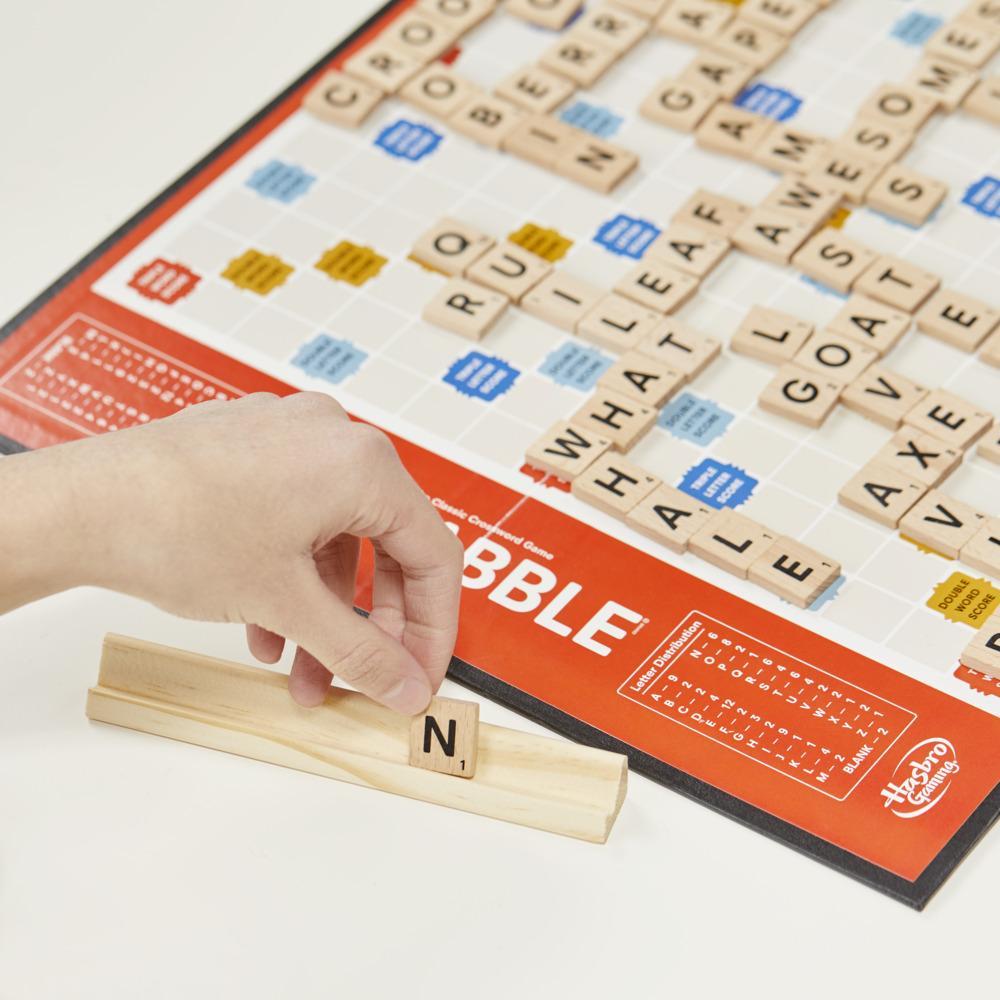 Scrabble Board Game, Classic Word Game For Kids Ages 8 and Up, Fun 