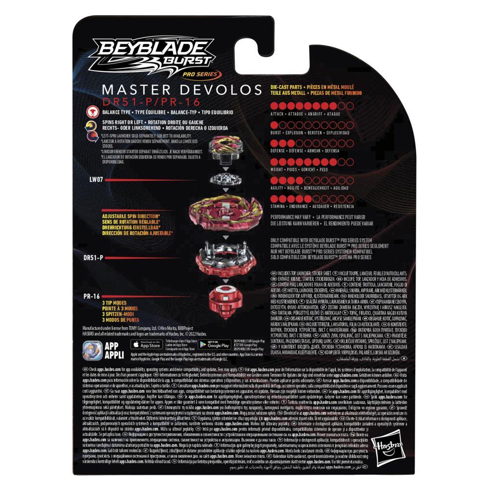 Beyblade Burst Pro Series Master Devolos Spinning Top Starter Pack