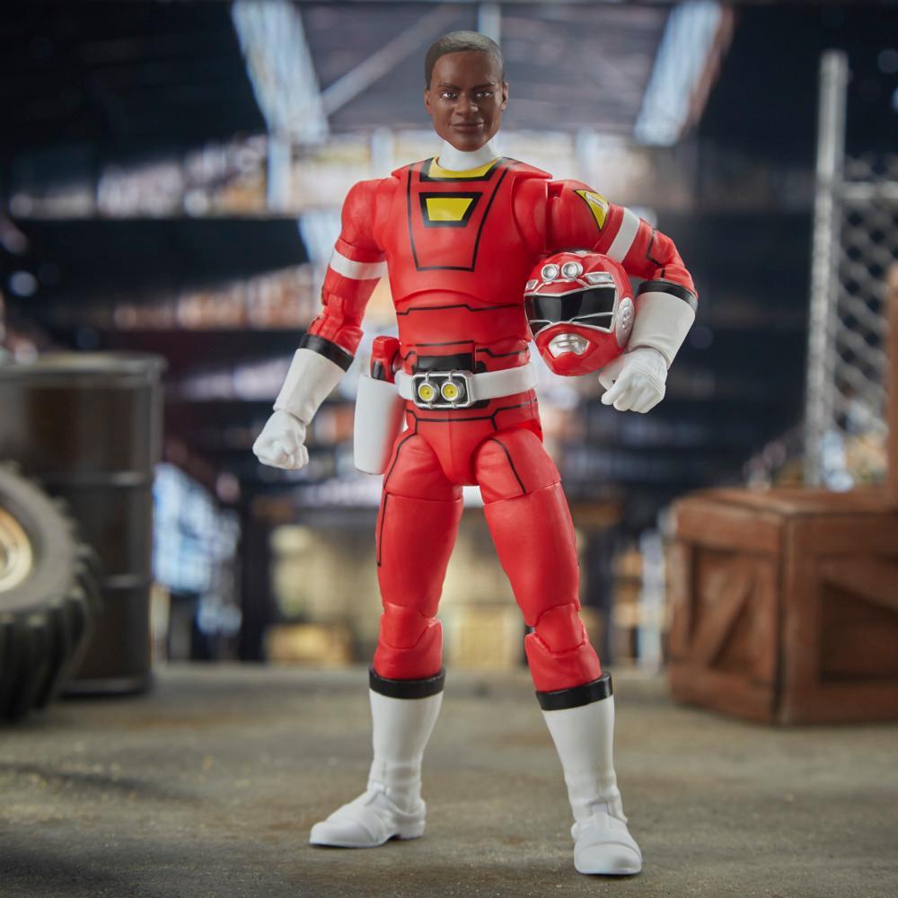 Power Rangers Lightning Collection Turbo Red Ranger 6 Inch Premium Collectible Action Figure Toy with Accessories Power Rangers