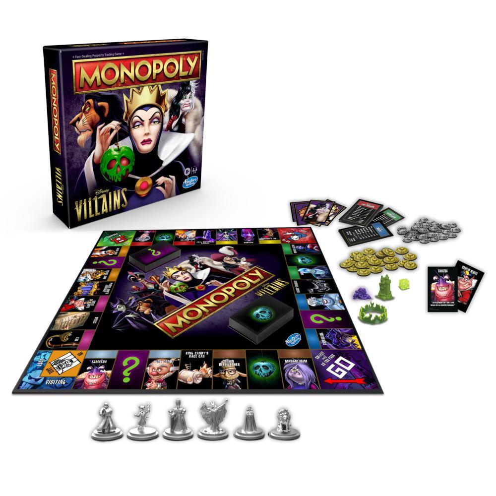 Boekwinkel analyseren blaas gat Monopoly: Disney Villains Edition Board Game for Ages 8 and Up - Monopoly