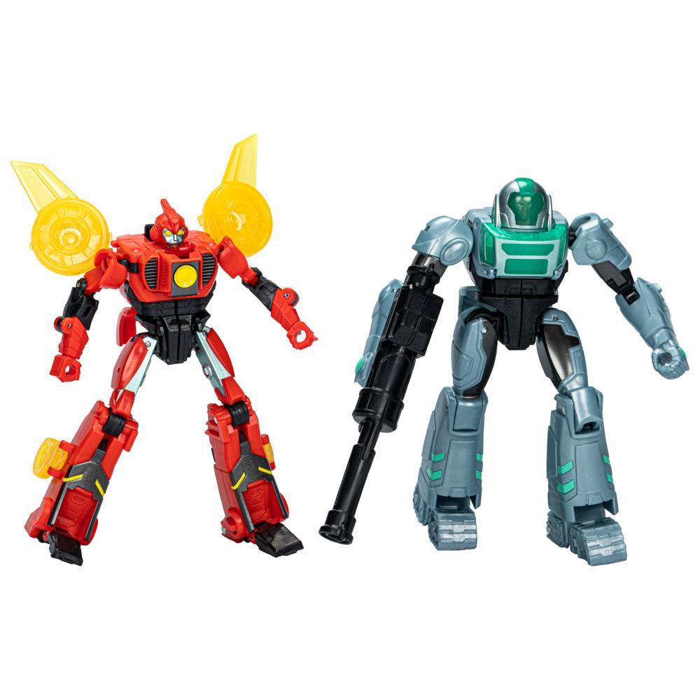 Transformers Toys EarthSpark Cyber-Combiner Terran Twitch and Robby Malto Action  Figures - Transformers