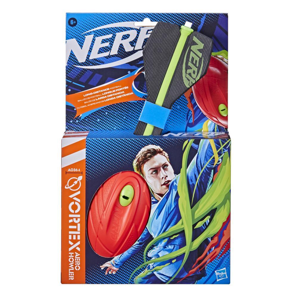NERF Vortex Aero Howler Foam Football - Blue and Gray, 1 ct