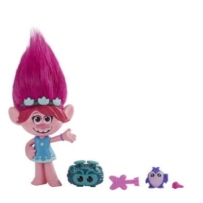 DreamWorks TrollsTopia Ultimate Surprise Hair Poppy Doll, Toy with 4 ...