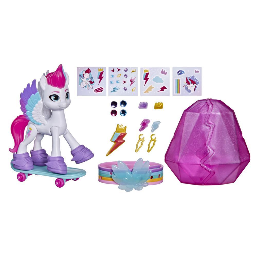 My Little Pony Rainbow Dash Potion Pony Figure 3 Inch Blue Pony Toy With Brushable Hair Comb And Accessories My Little Pony