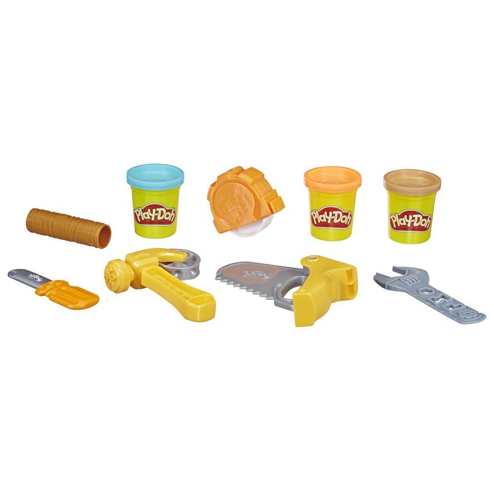 Play-Doh Toolin' Around Toy Tools Set for Kids with 3 Non-Toxic Colors -  Play-Doh