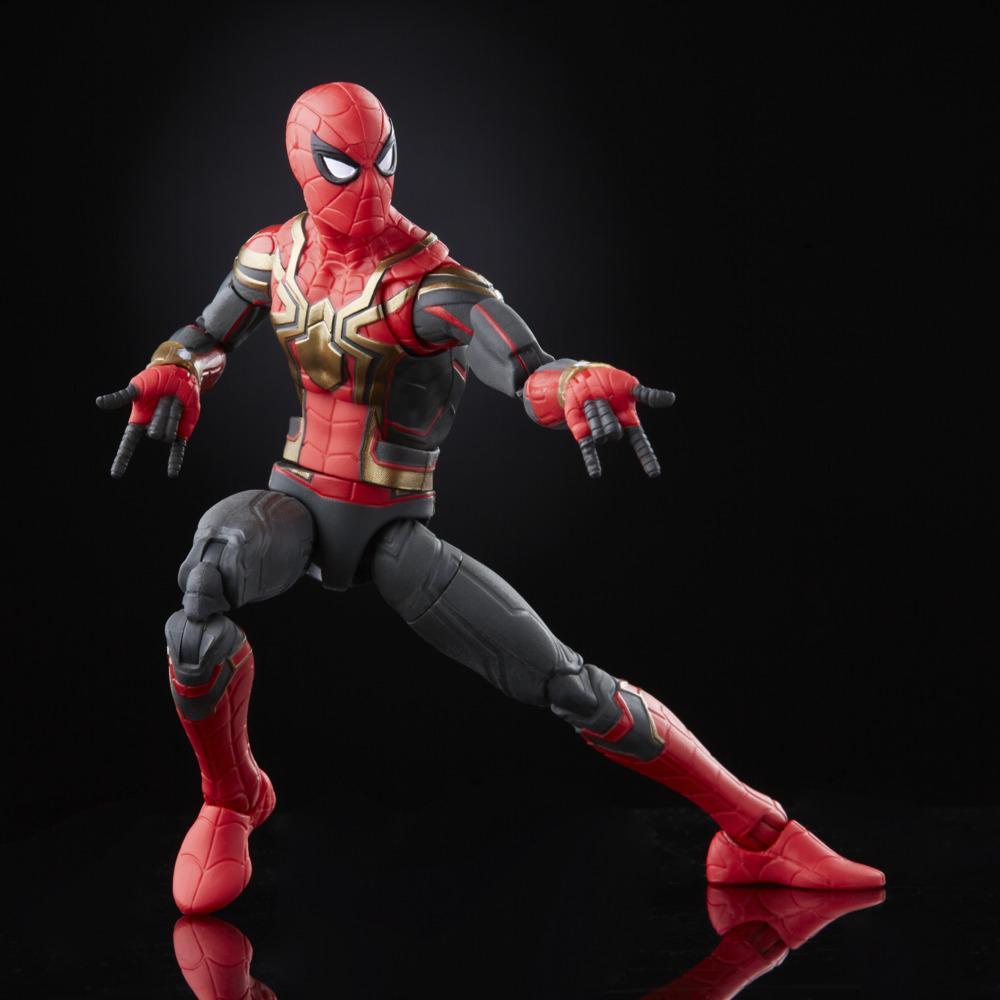  Spider-Man Marvel Legends Series Integrated Suit - Figura de  acción coleccionable de 6 pulgadas, 2 accesorios : Juguetes y Juegos