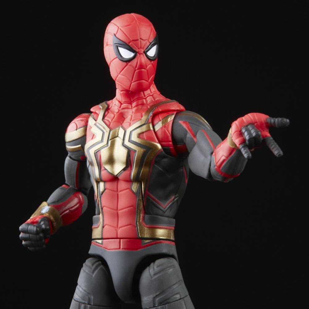  Spider-Man Marvel Legends Series Integrated Suit - Figura de  acción coleccionable de 6 pulgadas, 2 accesorios : Juguetes y Juegos