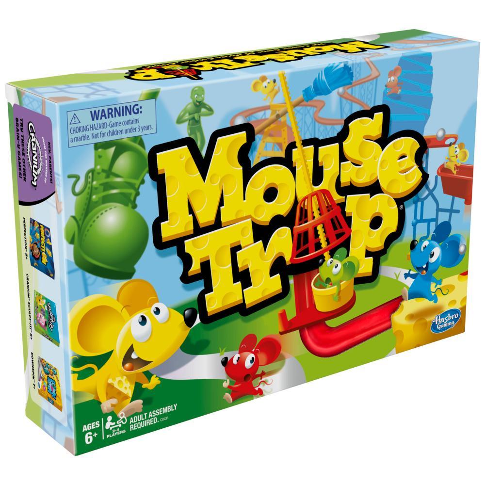 Hasbro Gaming Mouse Trap Board Game for Kids Ages 6 and Up,Classic Kids Game