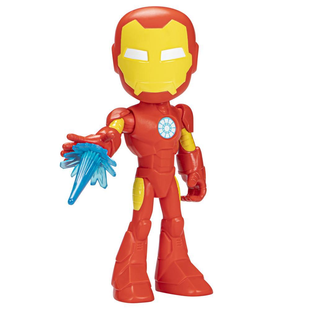Marvel Spidey and His Amazing Friends Supersized Iron Man Action Figure,  Preschool Superhero Toy for Kids Ages 3 and Up - Marvel