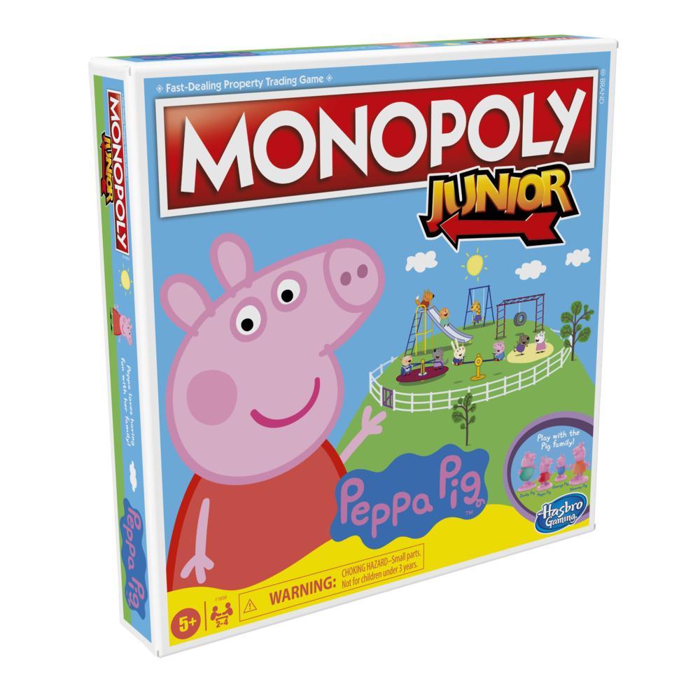 uitlokken Stimulans Incarijk Monopoly Junior: Peppa Pig Edition Board Game for 2-4 Players, For Kids  Ages 5 and Up | Monopoly