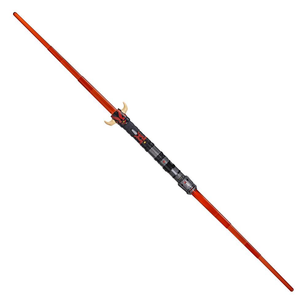 Star Wars Lightsaber Forge Darth Maul Double-Bladed Electronic Lightsaber Roleplay Toy, Kids Ages 4 and Up | Star