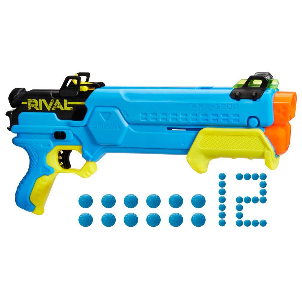 Nerf Rival Forerunner XXIII-1200 Nerf Blaster, 12 Nerf Rival Accu-Rounds,  Adjustable Sight - Nerf