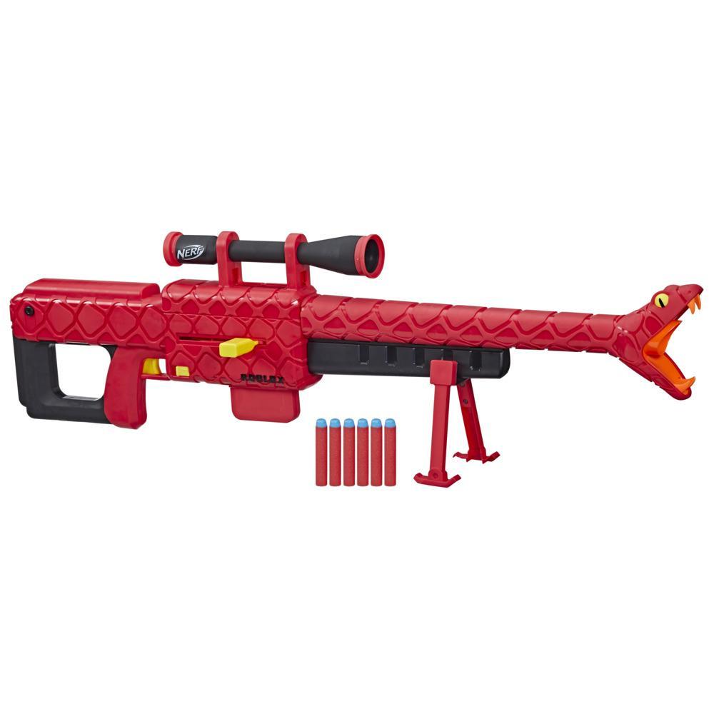 Nerf Roblox Build a Boat for Treasure: Spacelock Ray Blaster, Redeem  Exclusive Virtual Item, 8 Darts 