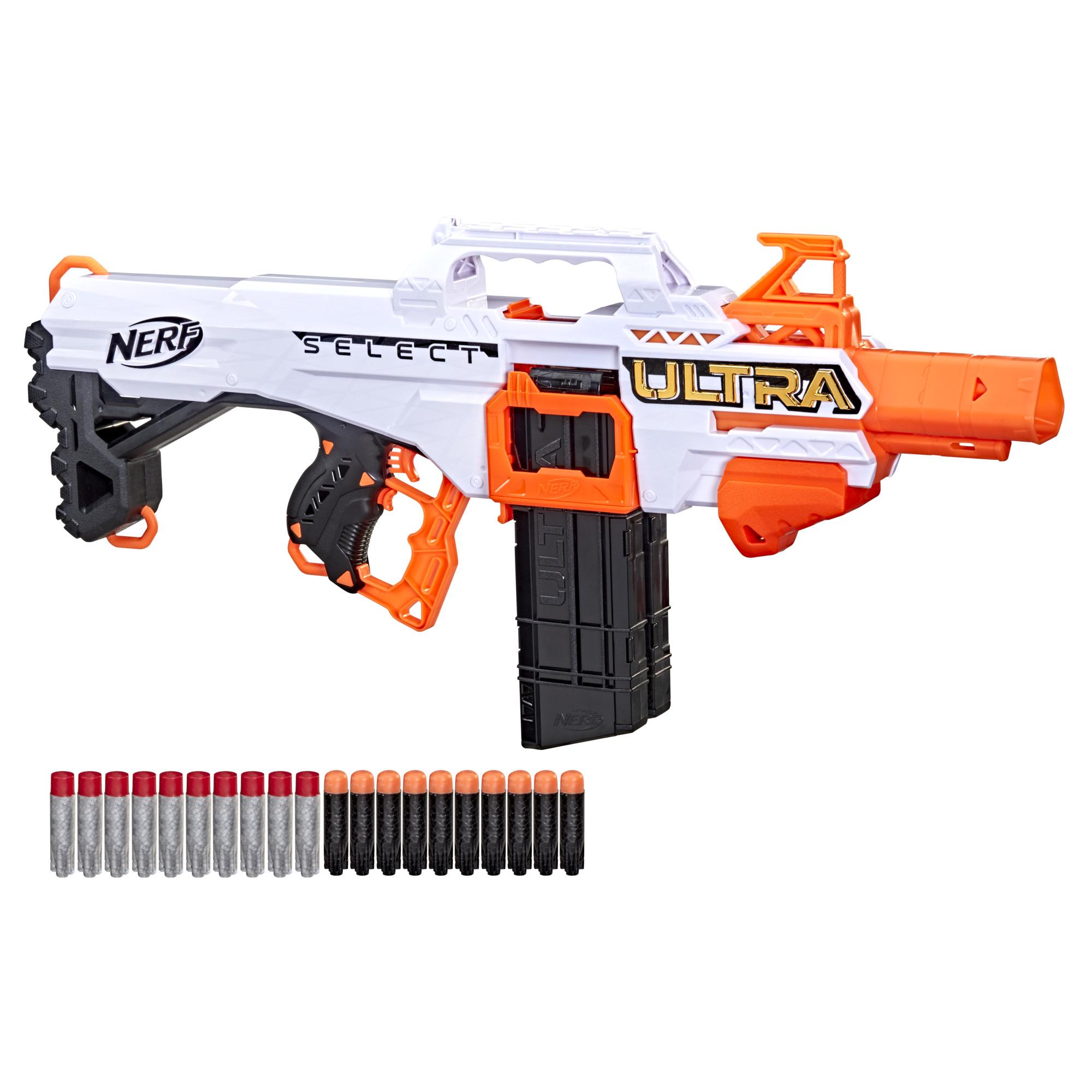 NERF Ultra Two Motorized Blaster - Fast-Back Reloading - Includes 6 Ultra  Darts - Compatible Only Ultra Darts