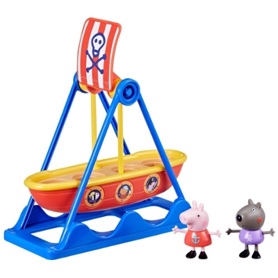 Peppa Pig Toys Peppa's Pirate Ride Playset with 2 Peppa Pig 