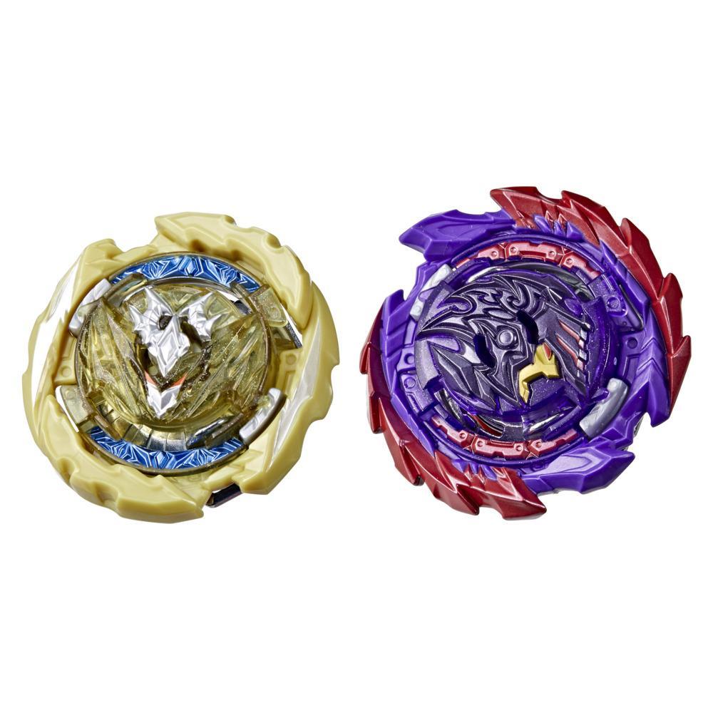Beyblade Burst QuadStrike Zeal Achilles A8 Spinning Top Starter Pack,  Balance/Defense Type Battling Game with Launcher, Kids Toy Set