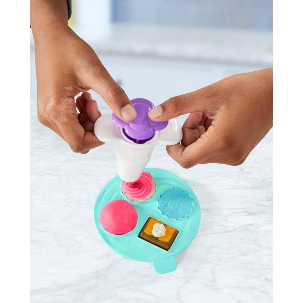  Play-Doh Kitchen Creations Stamp 'n Top Pizza Oven Toy for Kids  3 Years and Up with 5 Modeling Compound Colors, Play Food, Cooking Toy