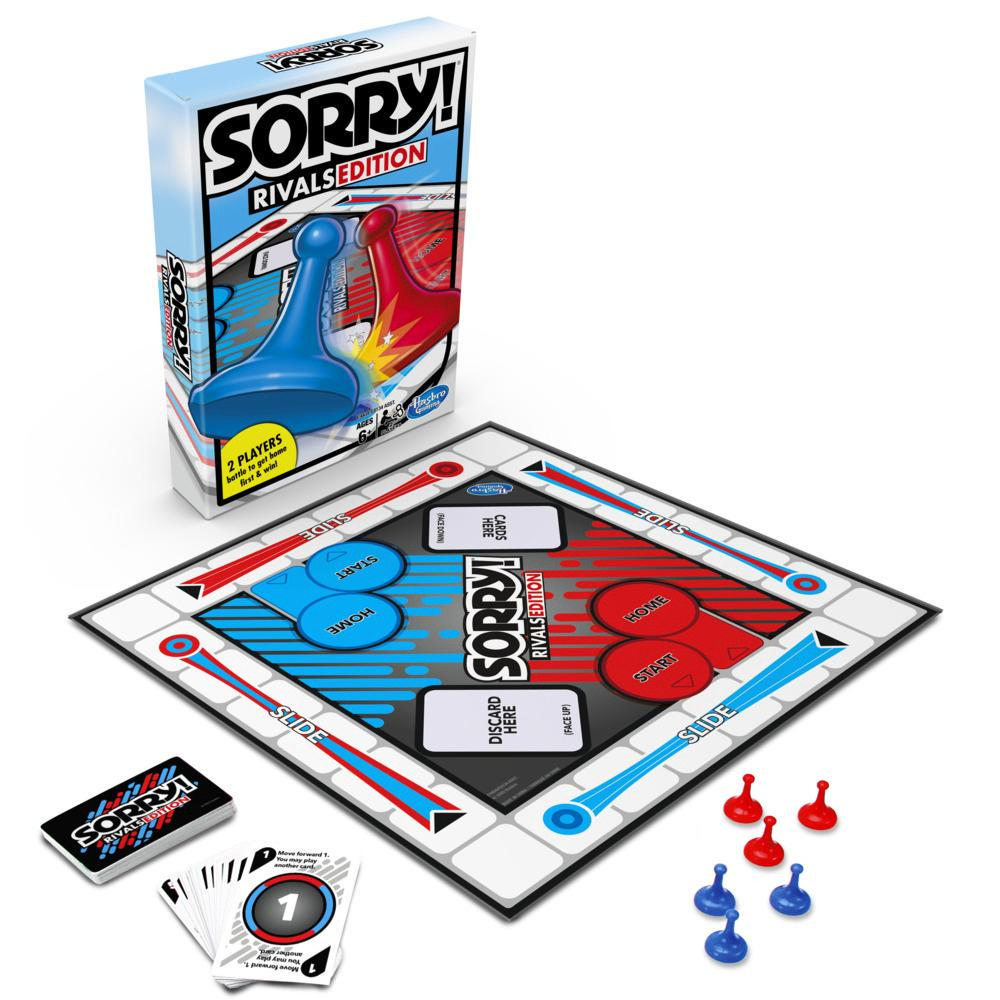 Sorry! Rivals Edition Board Game; 2 Player Game | Hasbro Games
