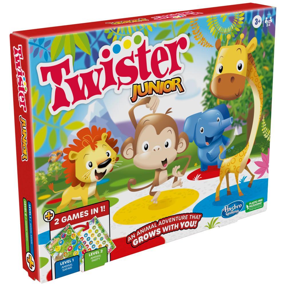  Hasbro Gaming Twister Junior Game, Animal Adventure 2