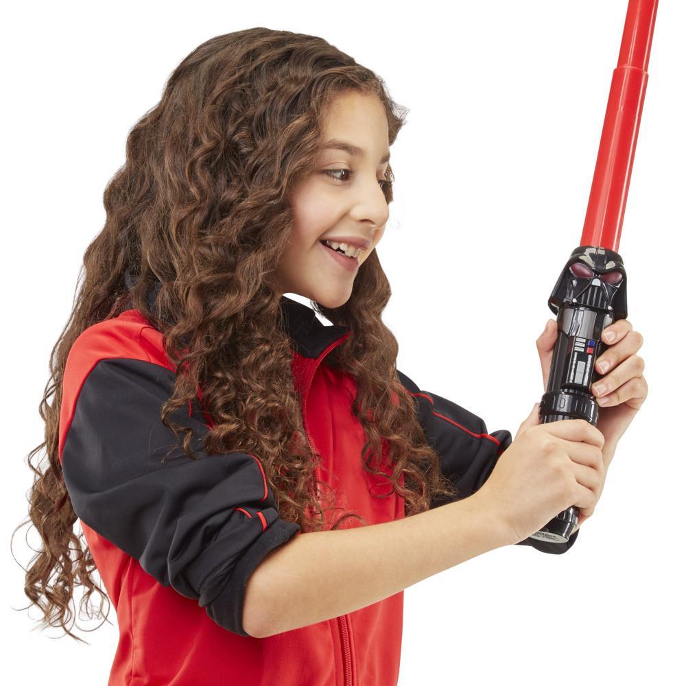 Wars Lightsaber Squad Darth Vader Extendable Red Lightsaber Roleplay for Kids 4 and Up - Star