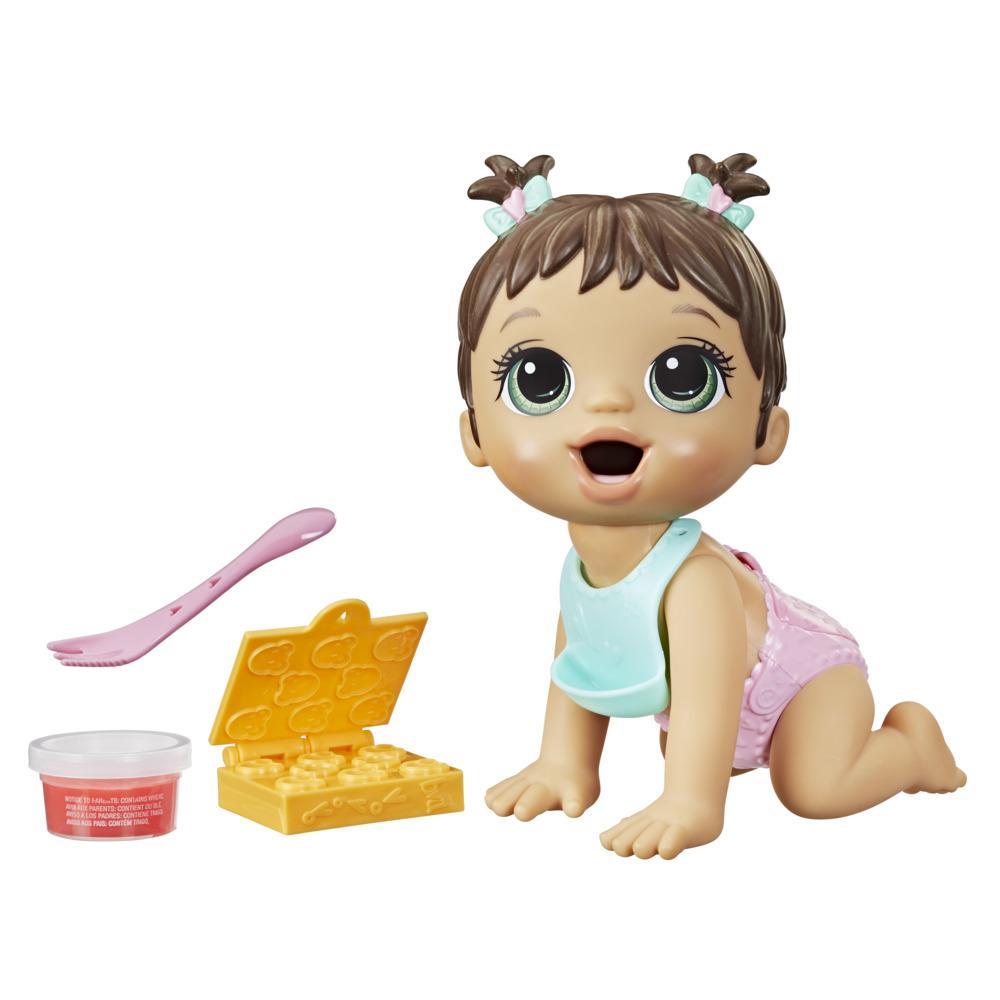 Baby Alive Lil Snacks Doll, Eats and Poops, 8-inch Baby Doll with Snack  Mold, Toy for Kids Ages 3 and Up, Black Hair - Baby Alive