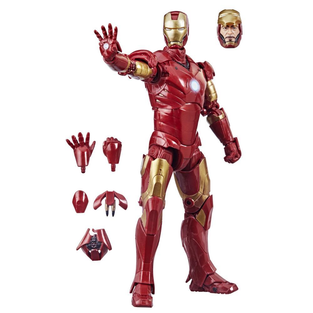Figura Iron Man Hasbro Marvel Legends Series 6 Pulgadas