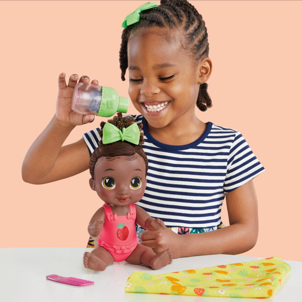Baby Alive Sudsy Styling Doll, 12-Inch Toy for Kids 3 and Up, Salon Baby  Doll Accessories, Bubble Solution, Black Hair - Baby Alive