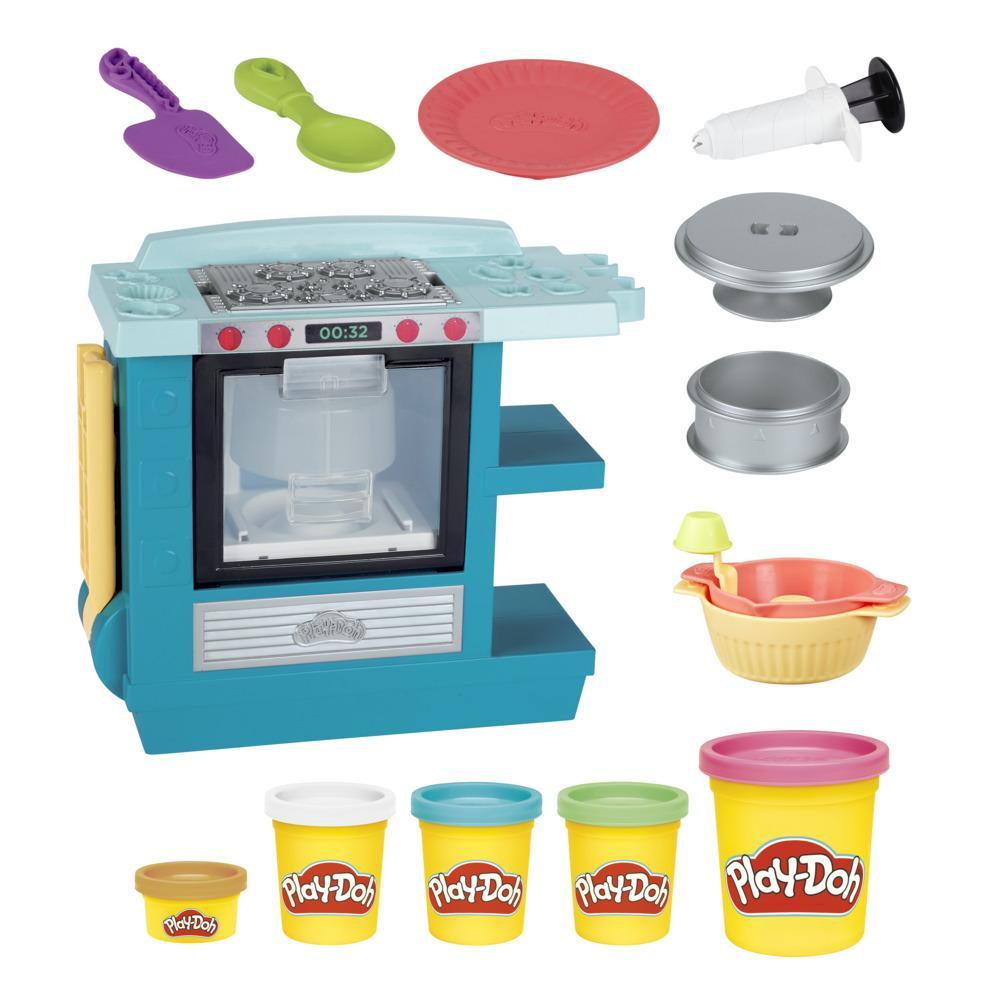 Play-Doh Kitchen Creations Rising Cake Oven Playset for Kids 3