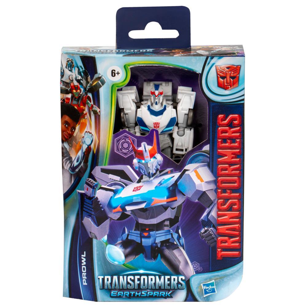 Transformers Toys EarthSpark Deluxe Class Prowl 5 Action Figure,  Interactive Toys for 6+ - Transformers