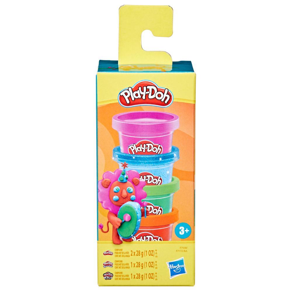 1x Play-Doh Mini Colour Pack Metallic Shine & Play-Doh Sparkle