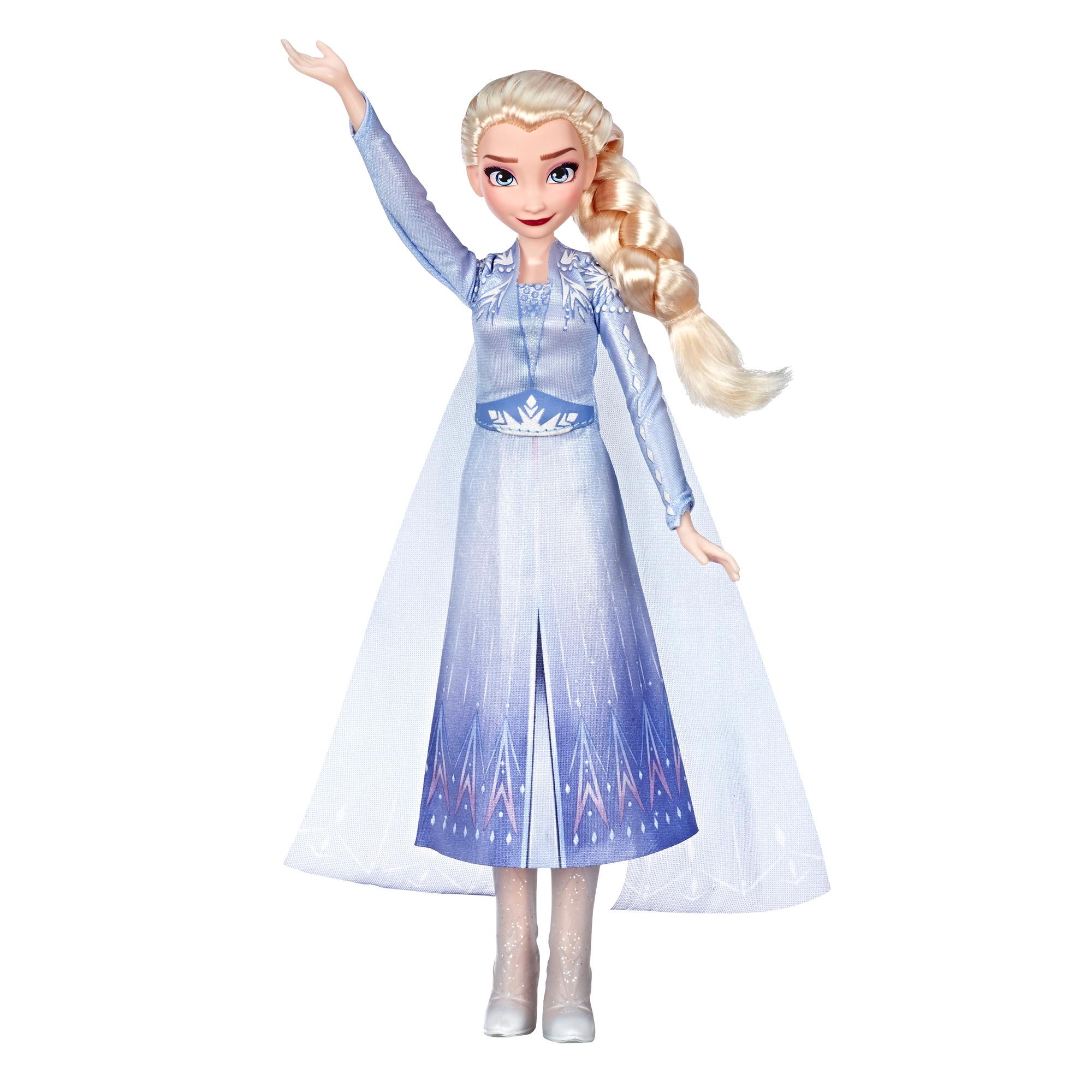 Disney Frozen Singing Elsa Fashion with Wearing Blue Dress Inspired by Disney Frozen 2 | Frozen
