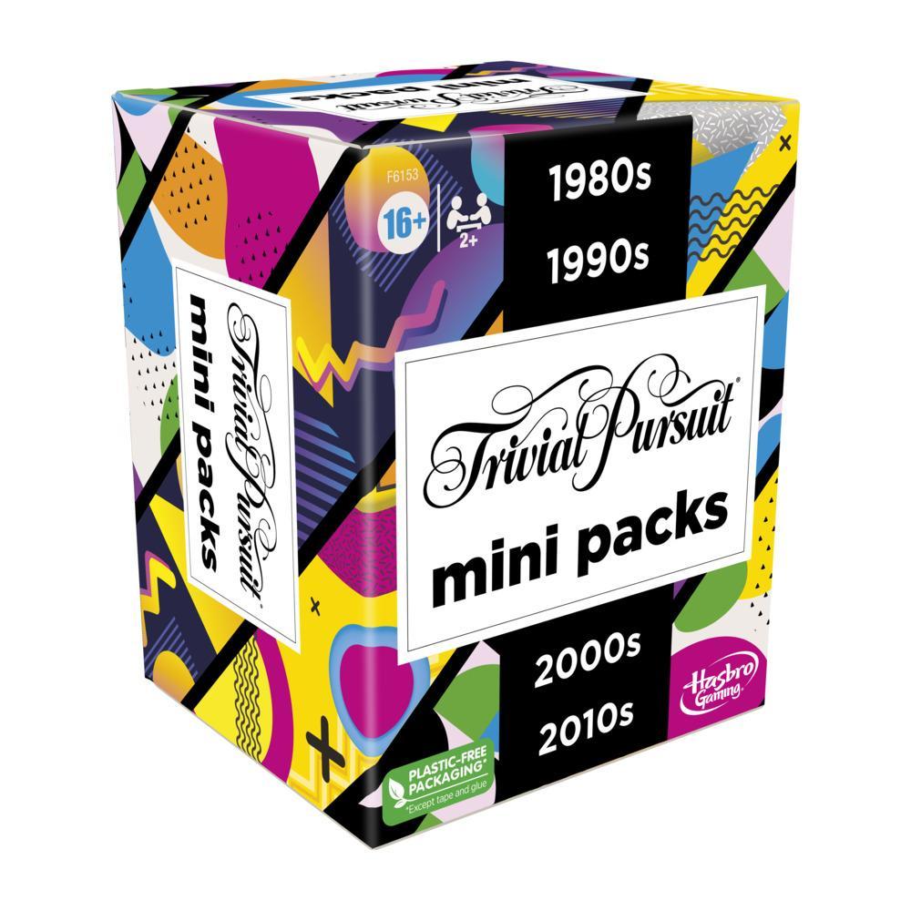 Trivial Pursuit Game Mini Packs Multipack, Fun Trivia Questions for Adults  and Teens Ages 16+, 4 Packs Featuring 4 Decades - Hasbro Games