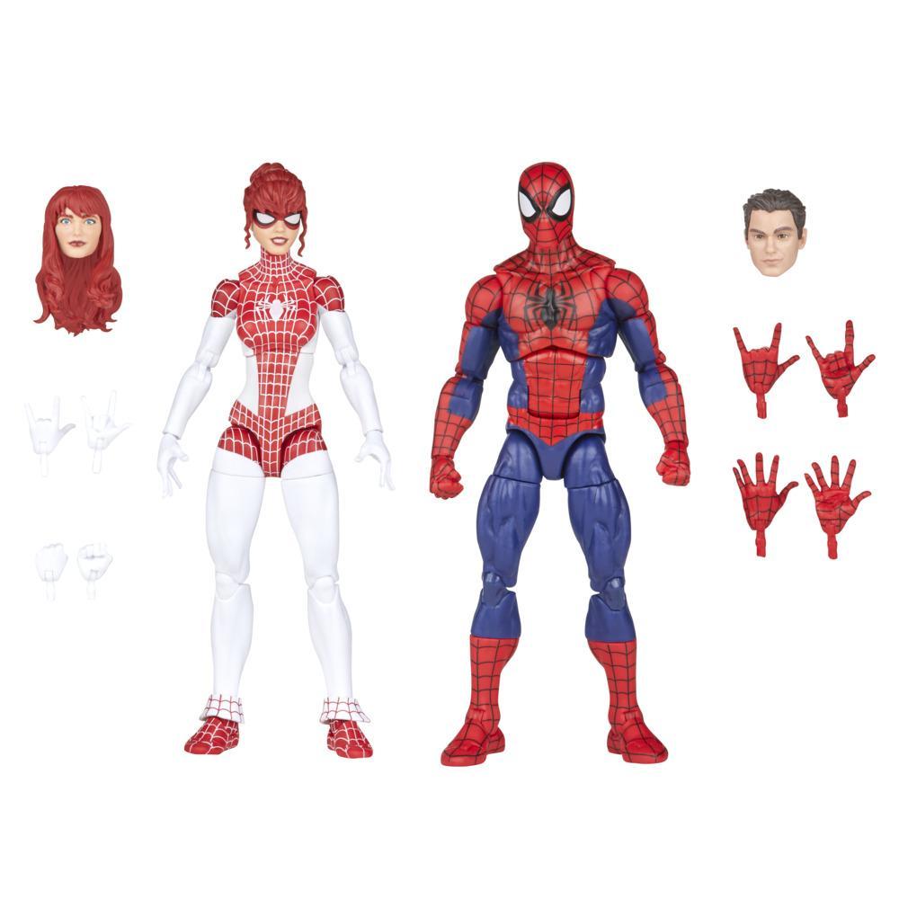 Marvel Legends Series Spider-Man 6-inch Spider-Man and Marvel's Spinneret  Action Figure 2-Pack, Includes 10 Accessories - Marvel